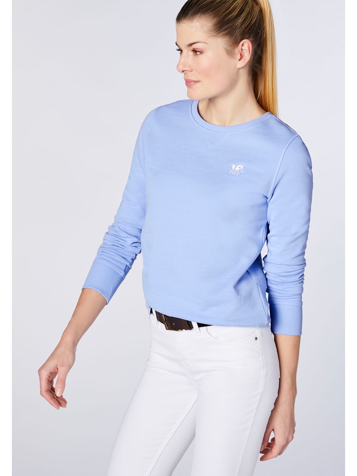 Polo Sylt Sweatshirt in Hellblau günstig kaufen