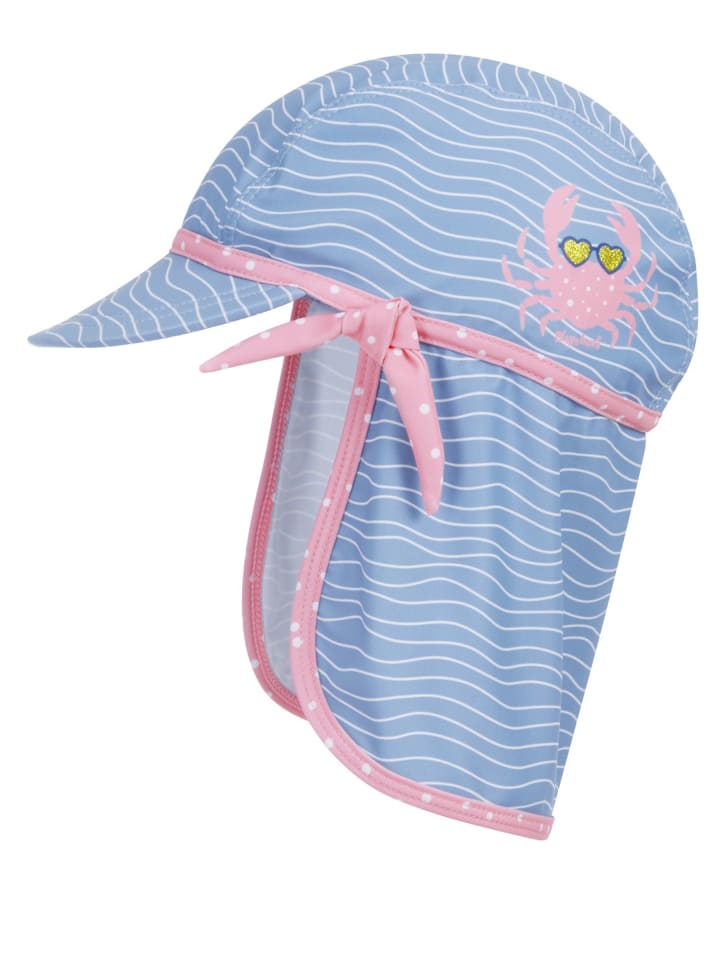Playshoes UV-Schutz Mütze Krebs in Blau/Pink günstig kaufen