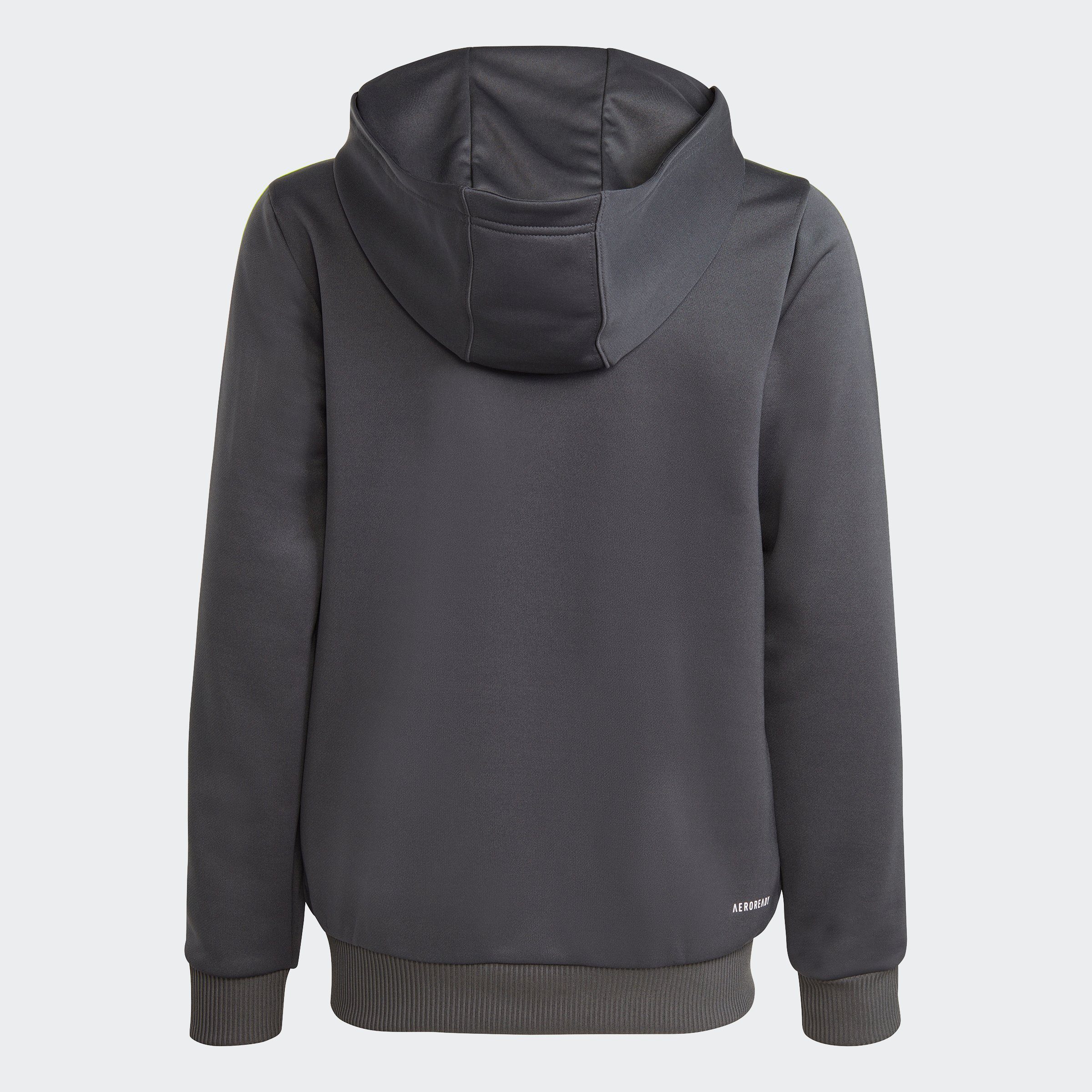 adidas Sportswear Trainingsjacke TRAIN ESSENTIALS AEROREADY 3STREIFEN REGULARFIT KAPUZENJACKE