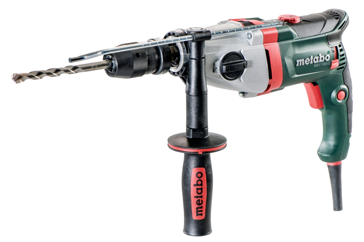 Metabo 600785500 SBEV 1300-2 Mașină de găurit cu impact 1300 wați cu mandrină cu eliberare rapidă Futuro Top