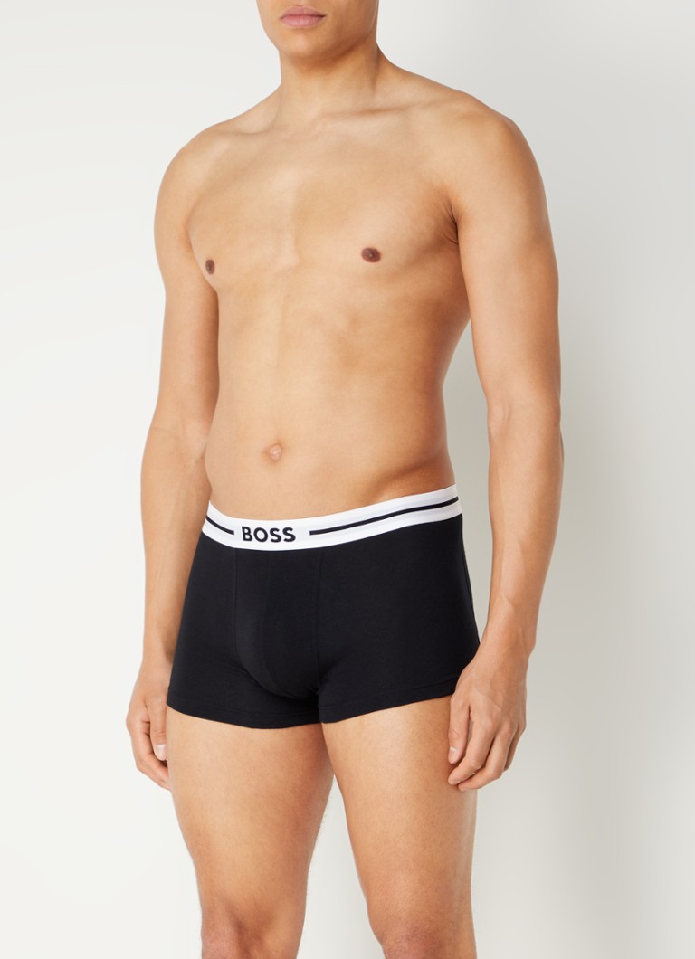 Lot de 3 boxers HUGO BOSS en coton bio épais