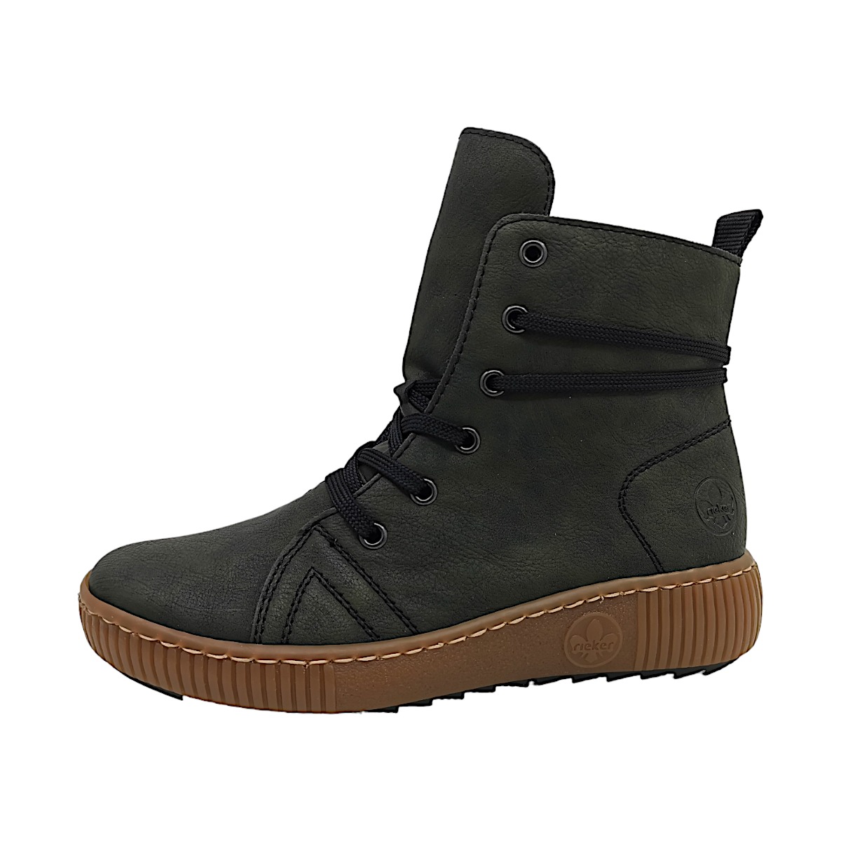 Rieker Z6637-54 Grün 54 forest/ schwarz
