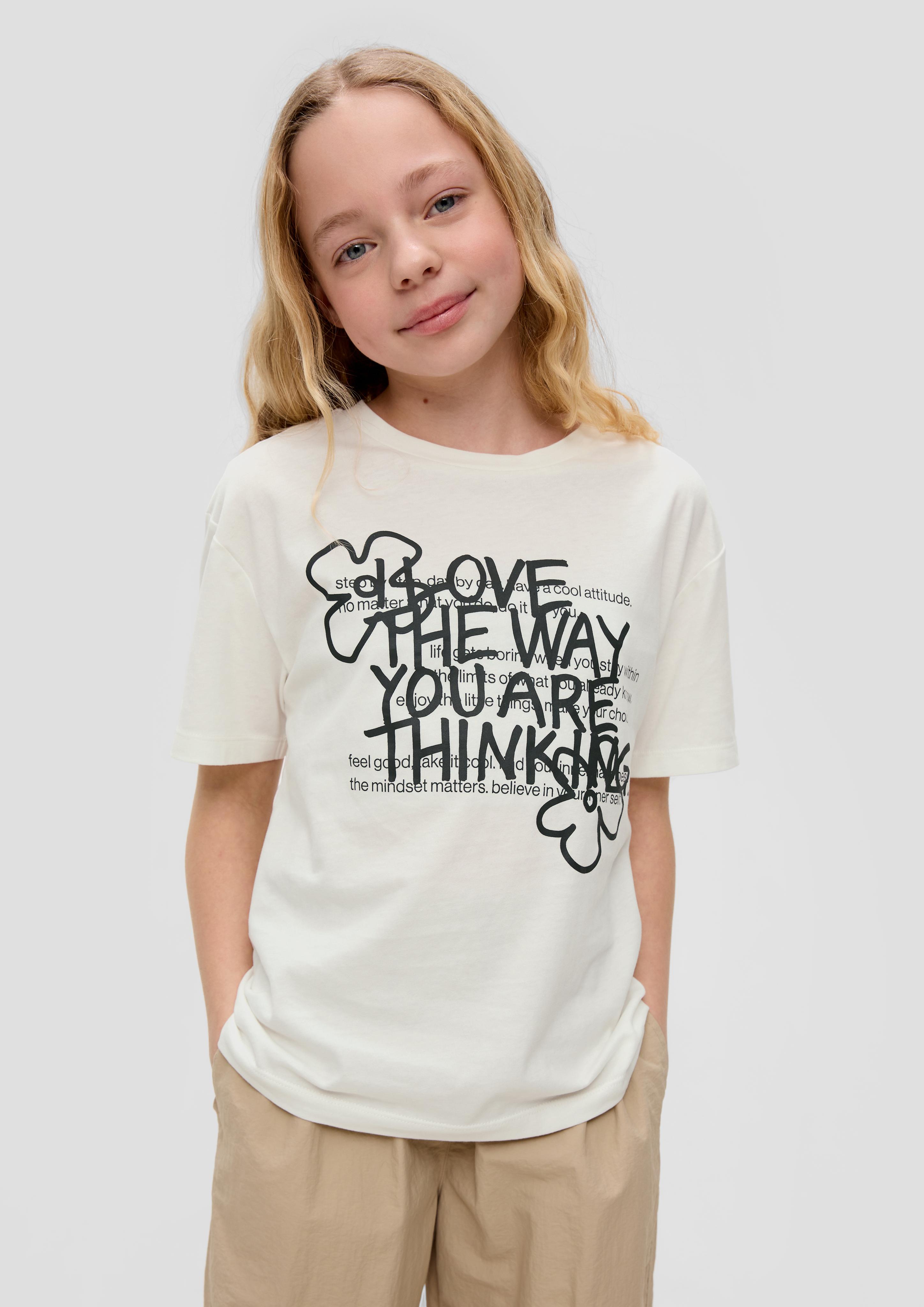 T-Shirt mit Frontprint  2140205-0210