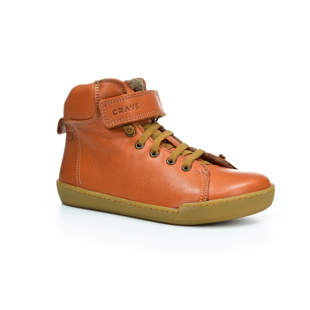 Crave Winfield Cognac gefütterte Barfuß-Stiefeletten