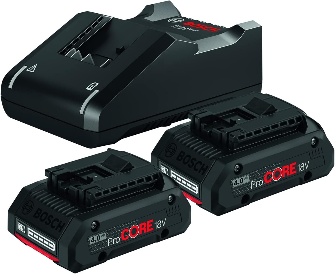 Startovací sada Bosch Blue Accessories 1600A01BA3 18V Advanced - 2x baterie ProCORE 18V 4,0Ah + nabíječka GAL 18V-40