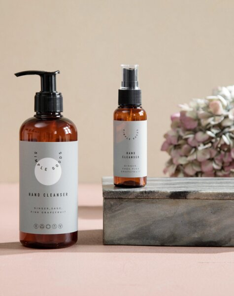 Simple Goods Hand Cleanser Ginger, Sage and Pink Grapefruit Reinigungsspray