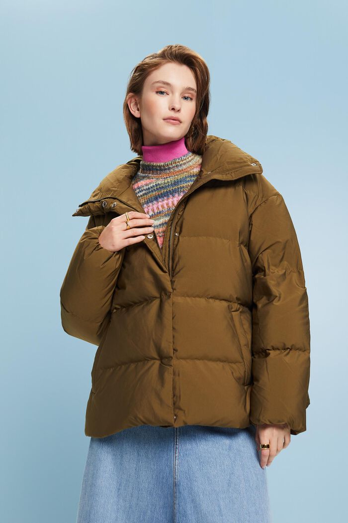 Steppjacke mit Daunen