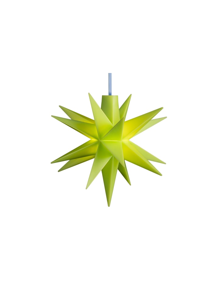 Sterntaler Dekostern | Weihnachtsstern Baby-Stern | 18-Zacker | Lindgrün | 8cm | günstig kaufen onesize