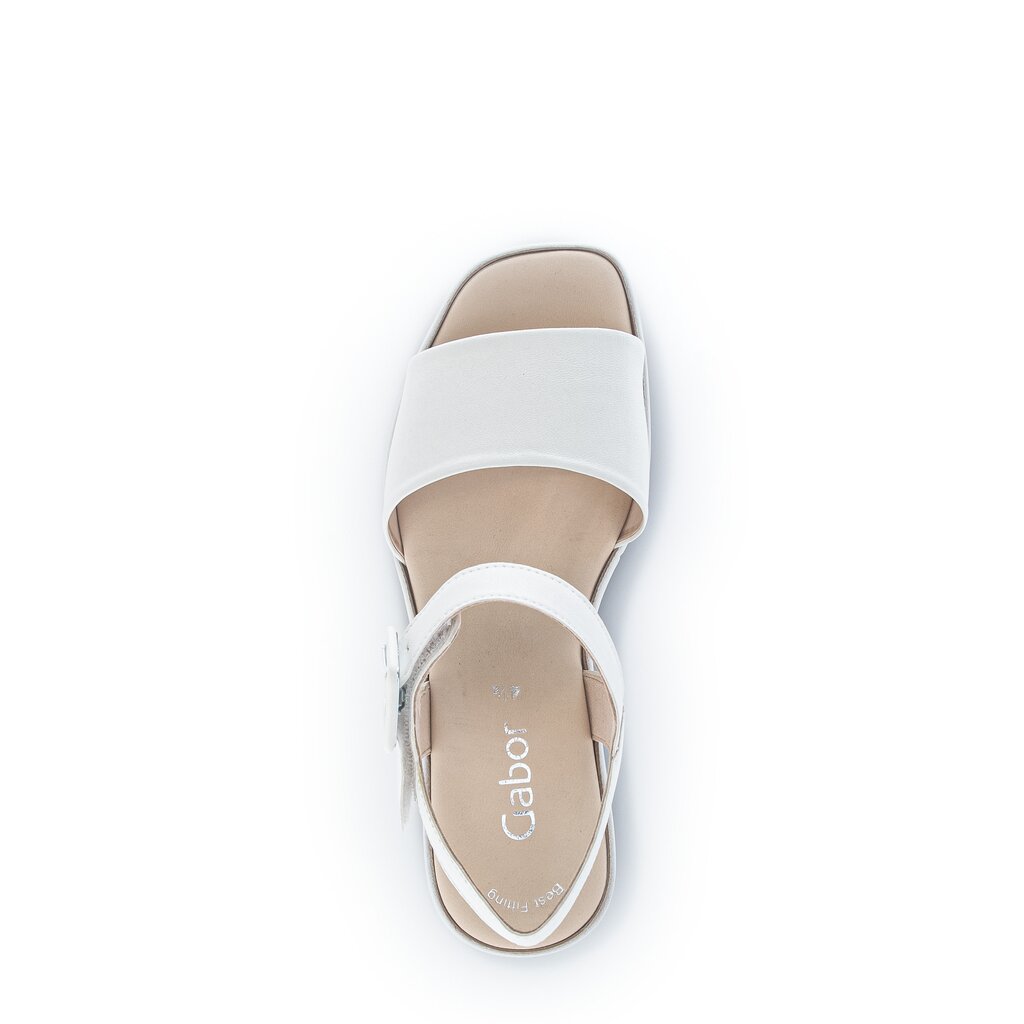 Gabor fashion Plateau Sandale creme