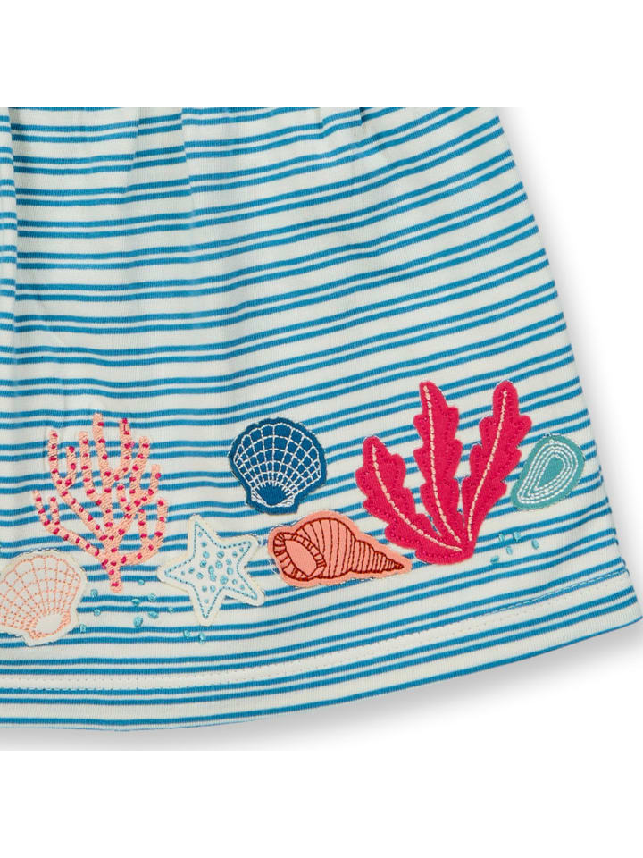 Sense Organics Sense Organics Aurora Baby Tunika Kleid Blue Stripes Sealife 80 günstig kaufen