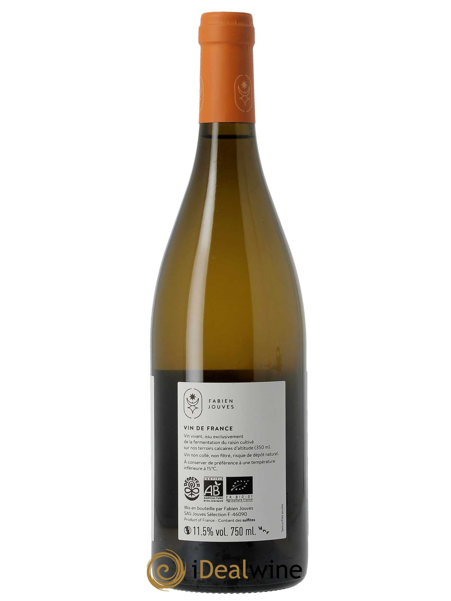 Vin de France Mas Del Périé Les Pièces Longues Fabien Jouves  2021 - Lot de 1 Bouteille
