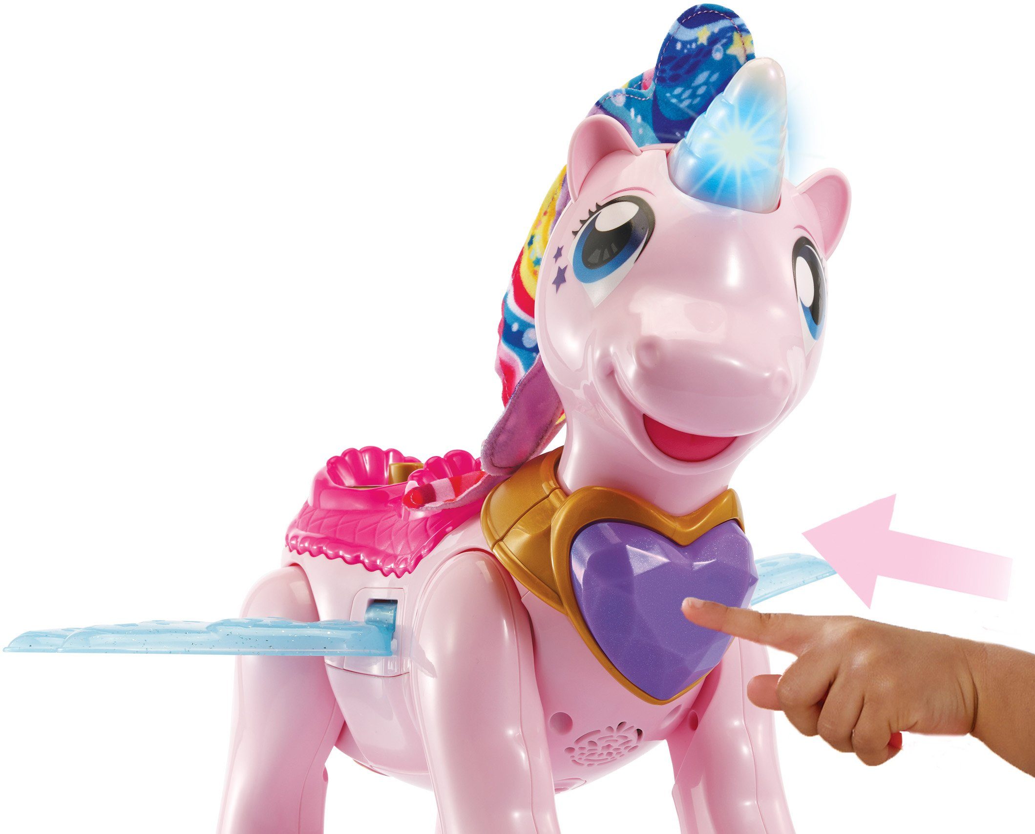 Vtech® Spielfigur VTechBaby, Leuchtendes Zaubereinhorn, mit Soundeffekten