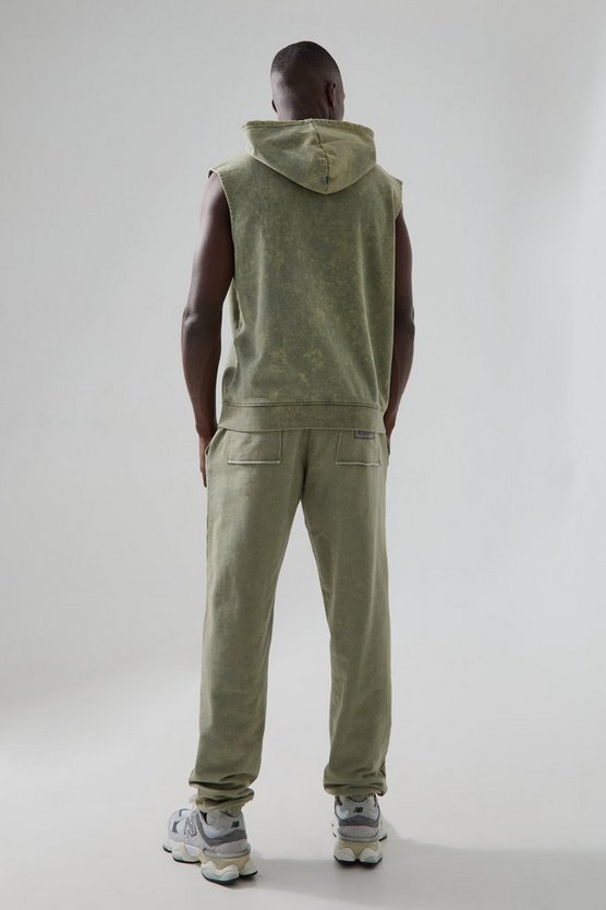 Ärmelloser Oversize Man Active Hoodie