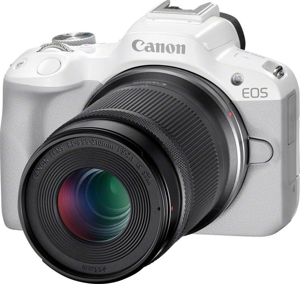 Canon EOS R50 + RF-S 18-45mm F4.5-6.3 IS STM Kit Systemkamera (RF-S 18-45mm F4.5-6.3 IS STM, 24,2 MP, Bluetooth, WLAN)