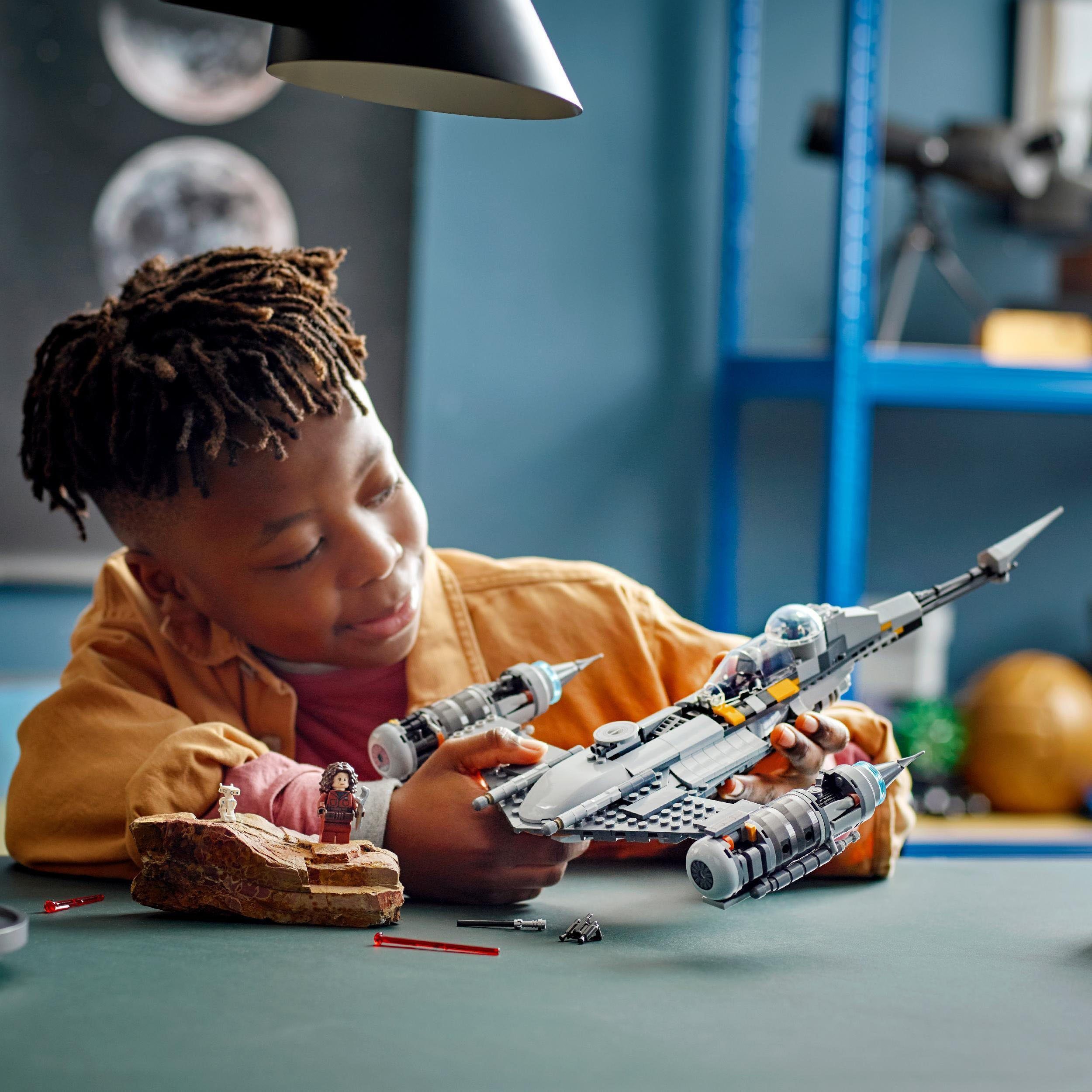 LEGO® Konstruktionsspielsteine Der N-1 Starfighter des Mandalorianers (75325), LEGO® Star Wars, (412 St)