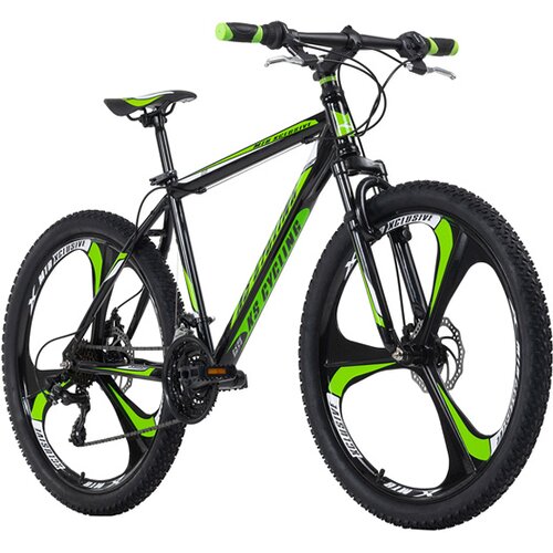 MTB-HARDTAIL MOUNTAINBIKE HARDTAIL 26 ZOLL SHARP SCHWARZ-GR?N