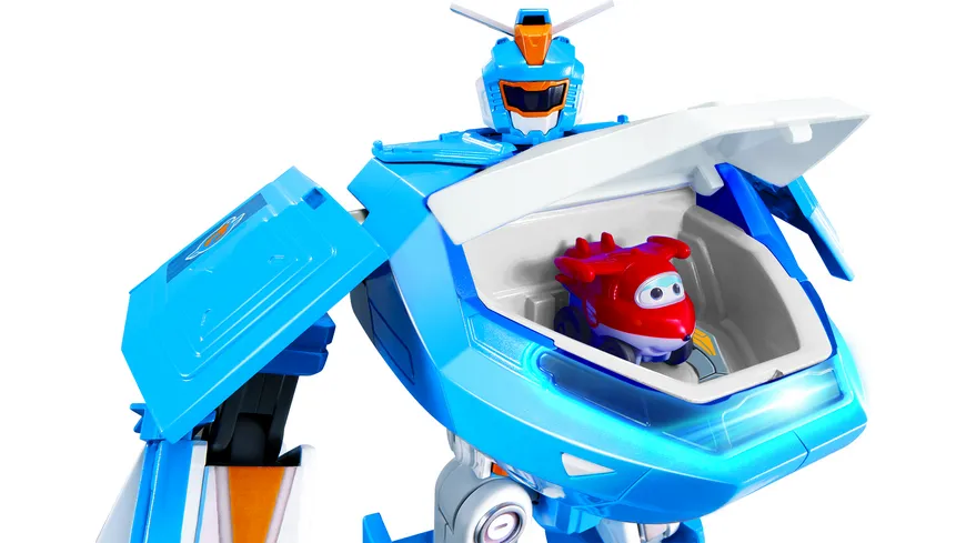 Super Wings Transforming Aircraft Robot