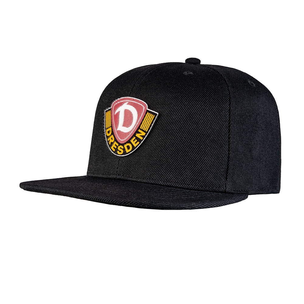 Basecap Wappen BRUSH Snapback schwarz
