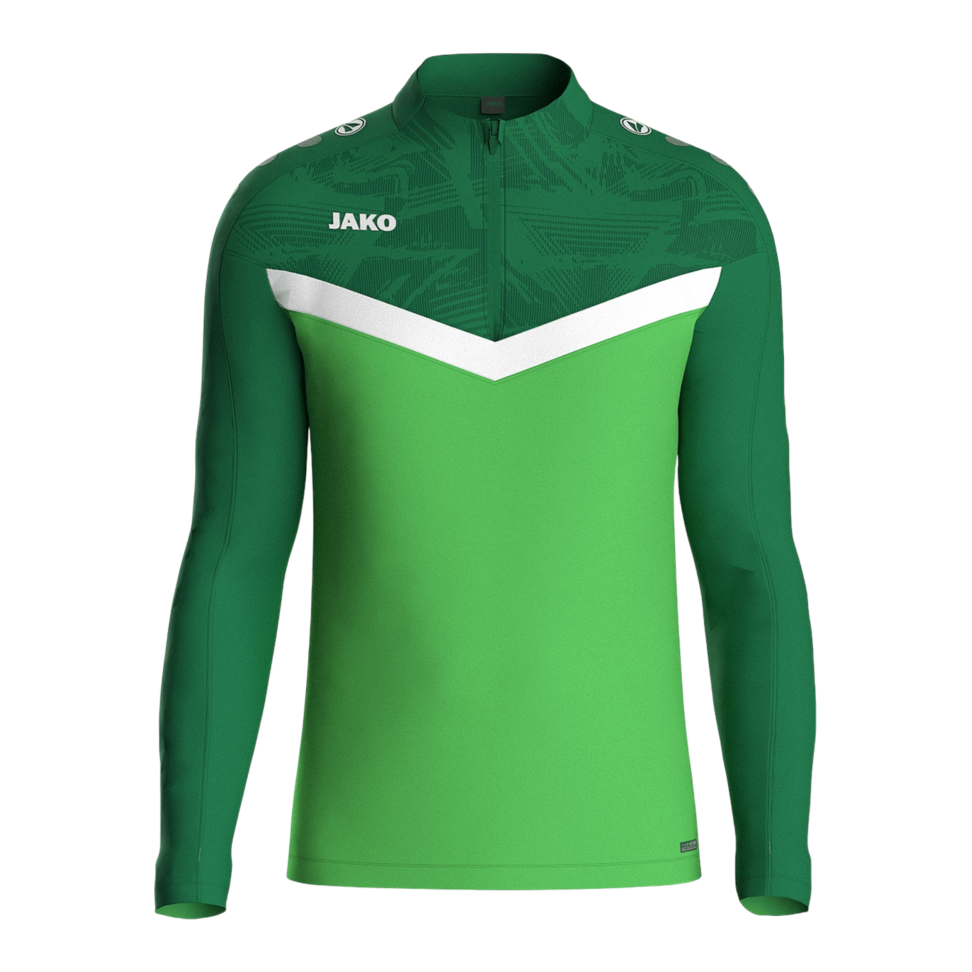 JAKO Iconic HalfZip Sweatshirt Kids Grün F222