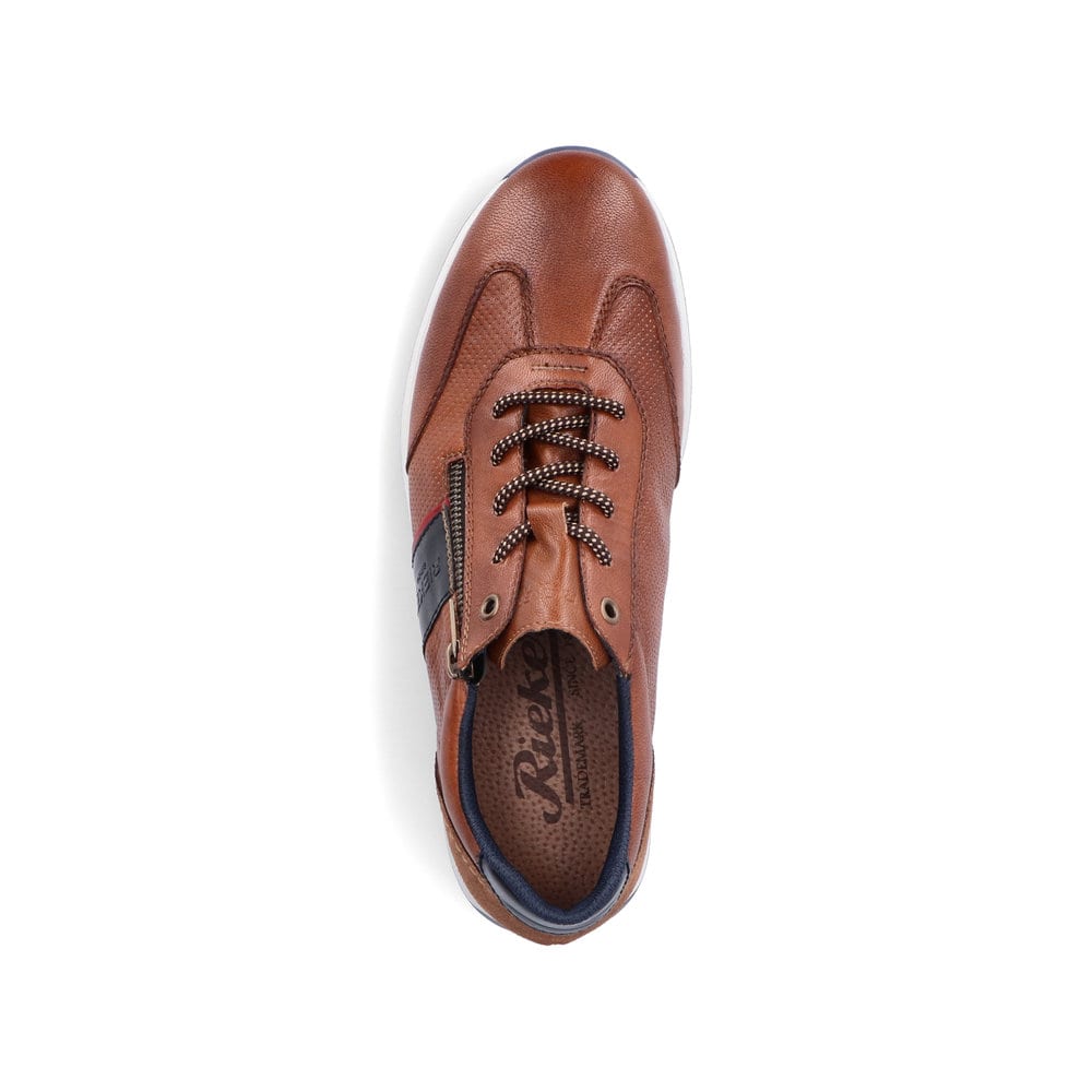 Rieker Herren Schnürschuhe karamellbraun