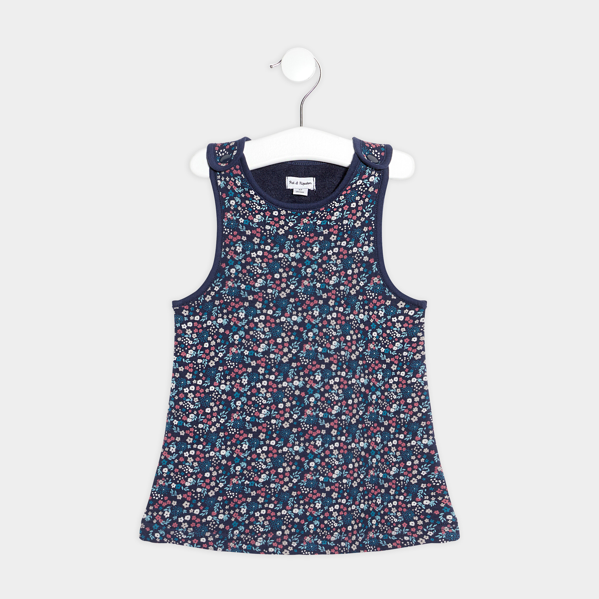 Robe droite sans manches bleu marine bébé fille | La Halle