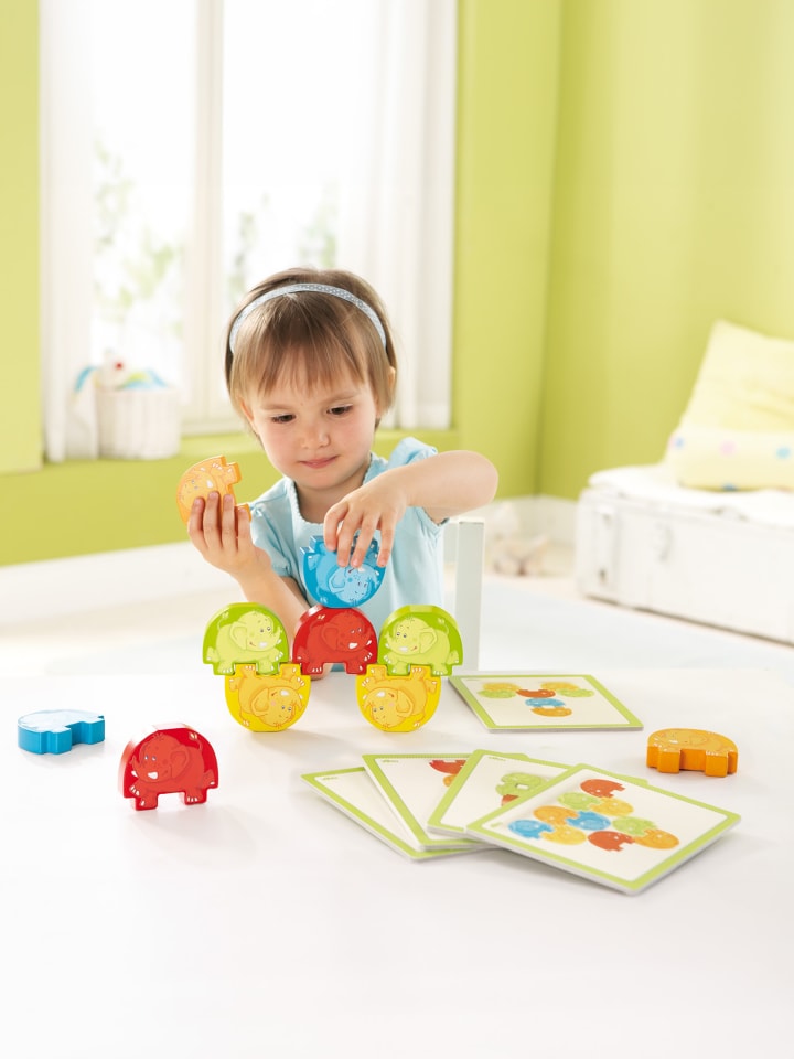 Haba Stapelspielzeug Stapelspiel Wackelfanten in mehrfarbig günstig kaufen onesize