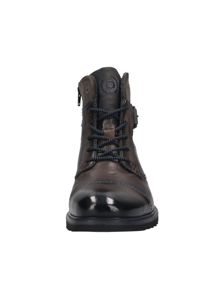 Bugatti Schnürstiefel in grau günstig kaufen 45