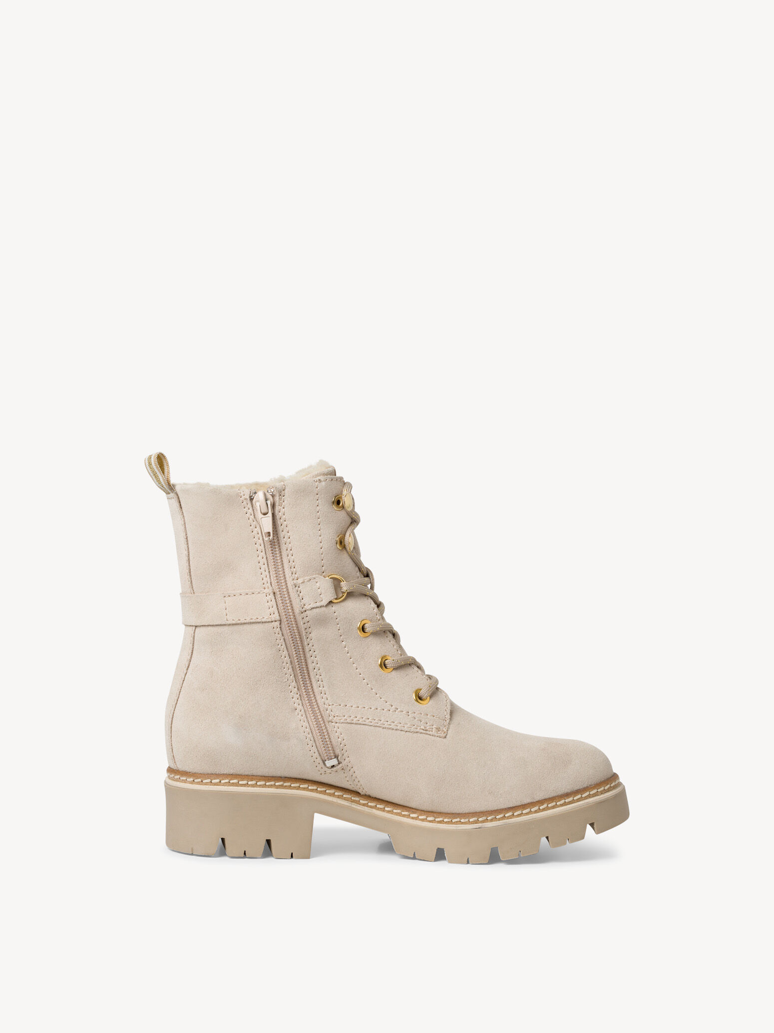 Bottine en cuir - marron doublure chaude