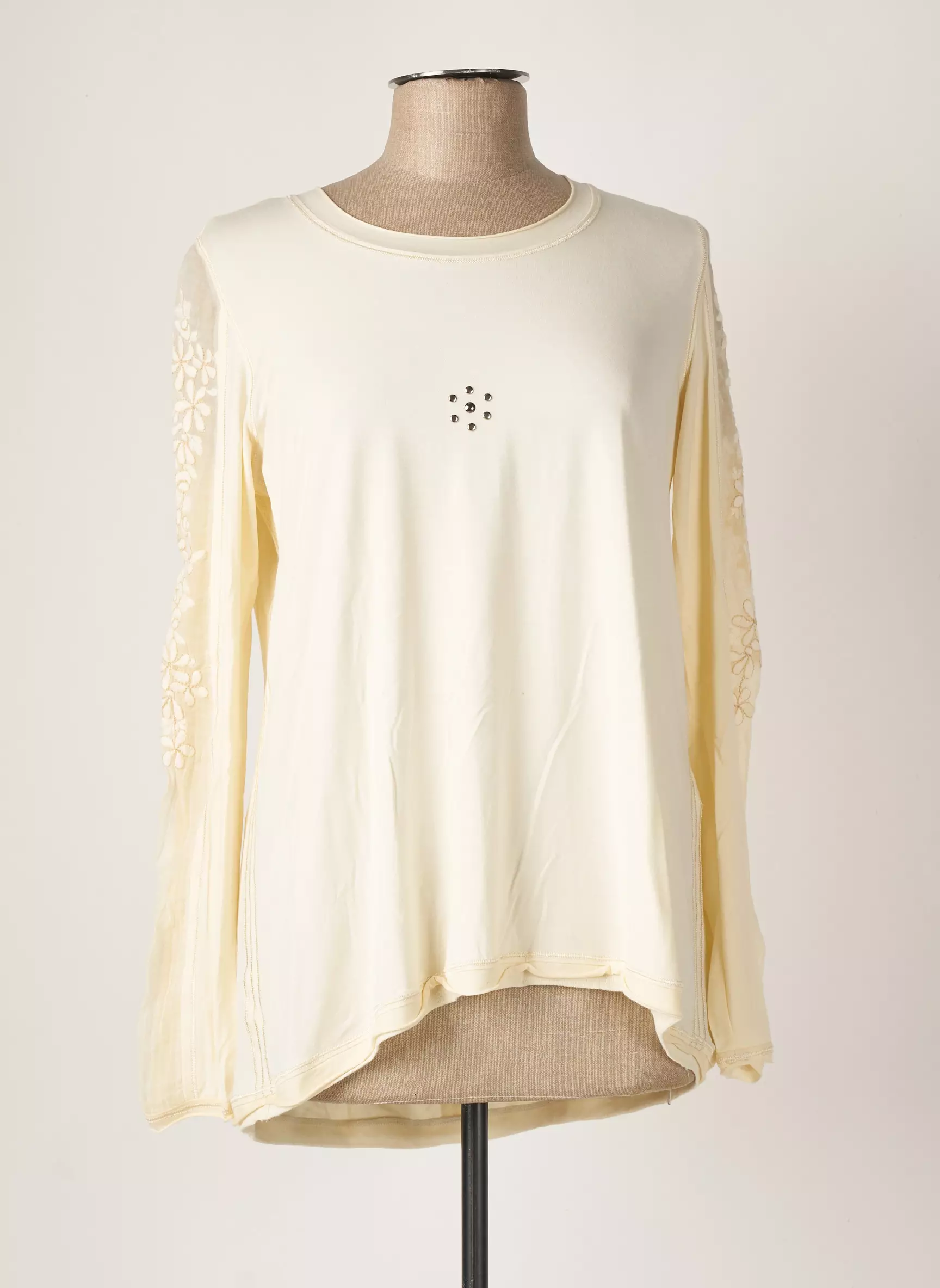Beate Heymann Tops Femme couleur beige