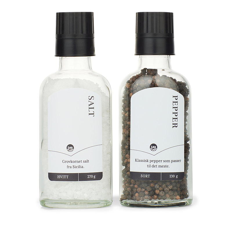 Lea Gavesett salt&pepper m/kvern
