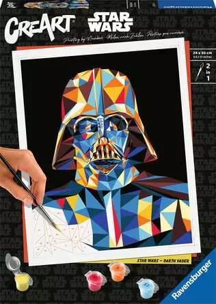 CreArt Star Wars - Darth Vader - Malen nach Zahlen für Erwachsene