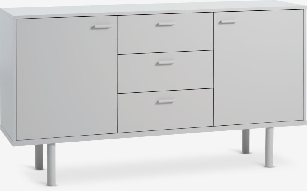 Komoda BELLELUND BELLELUND 2 drzwi 3 szuflady beżowa