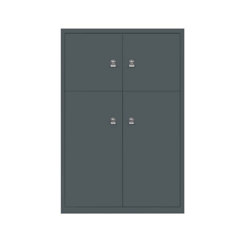 Bisley LateralFile Lodge Stahl Schließfach Schlüssel 800 x 470 x 1.225 mm Grau
