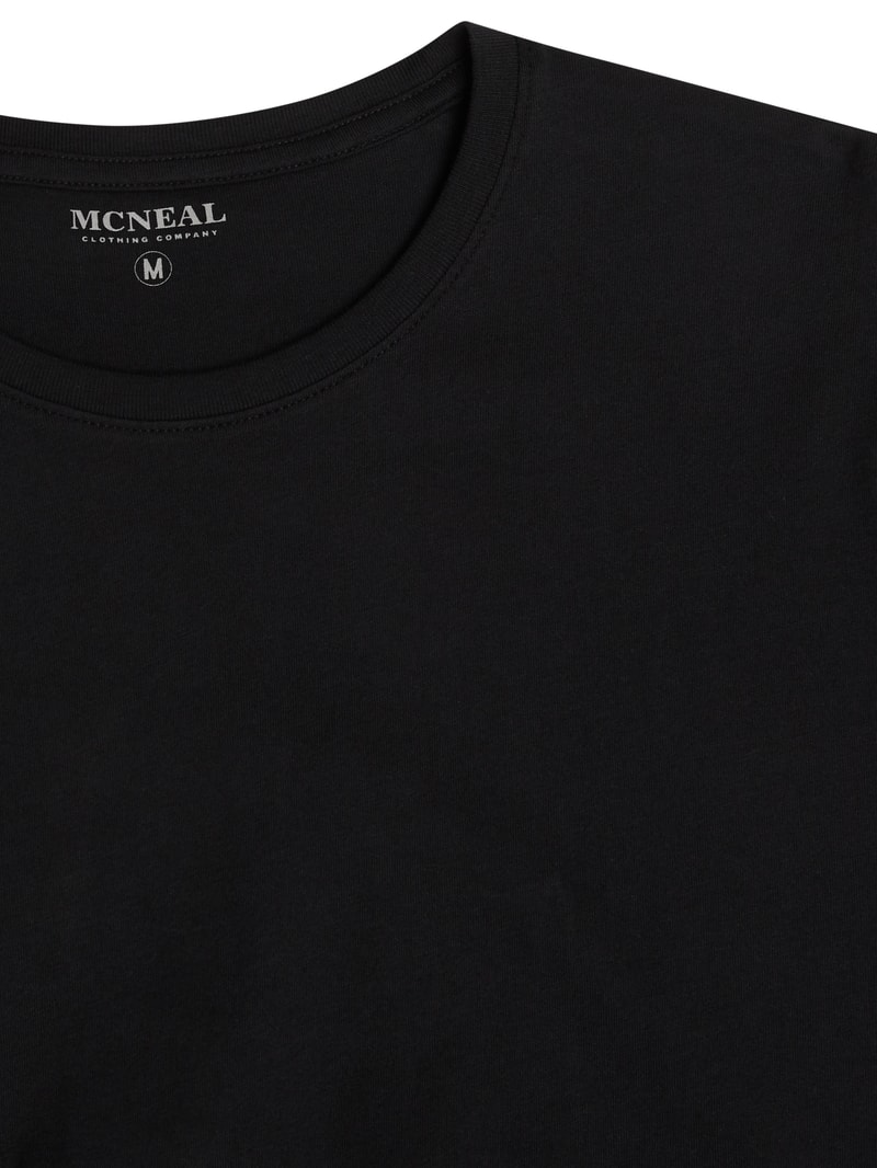 T-Shirt aus Baumwolle im 2er-Pack in schwarz