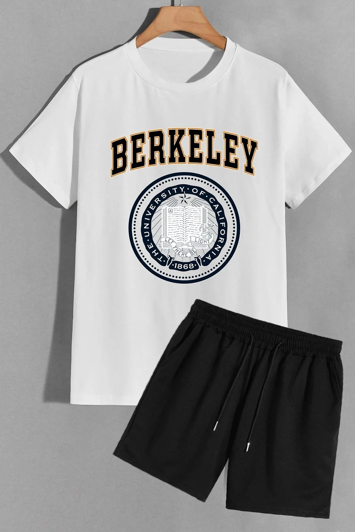 trendypassion  Berkeley Shorts T-Shirt-Trainingsanzug-Set