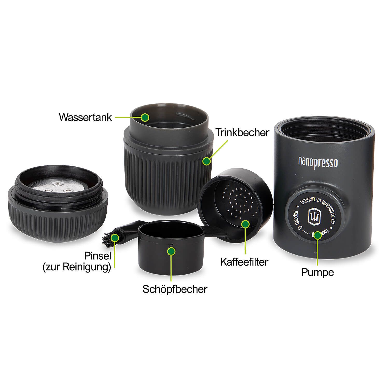 Nanopresso Espressomaschine To-Go
