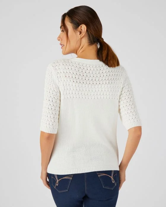 Boléro maille fantaisie