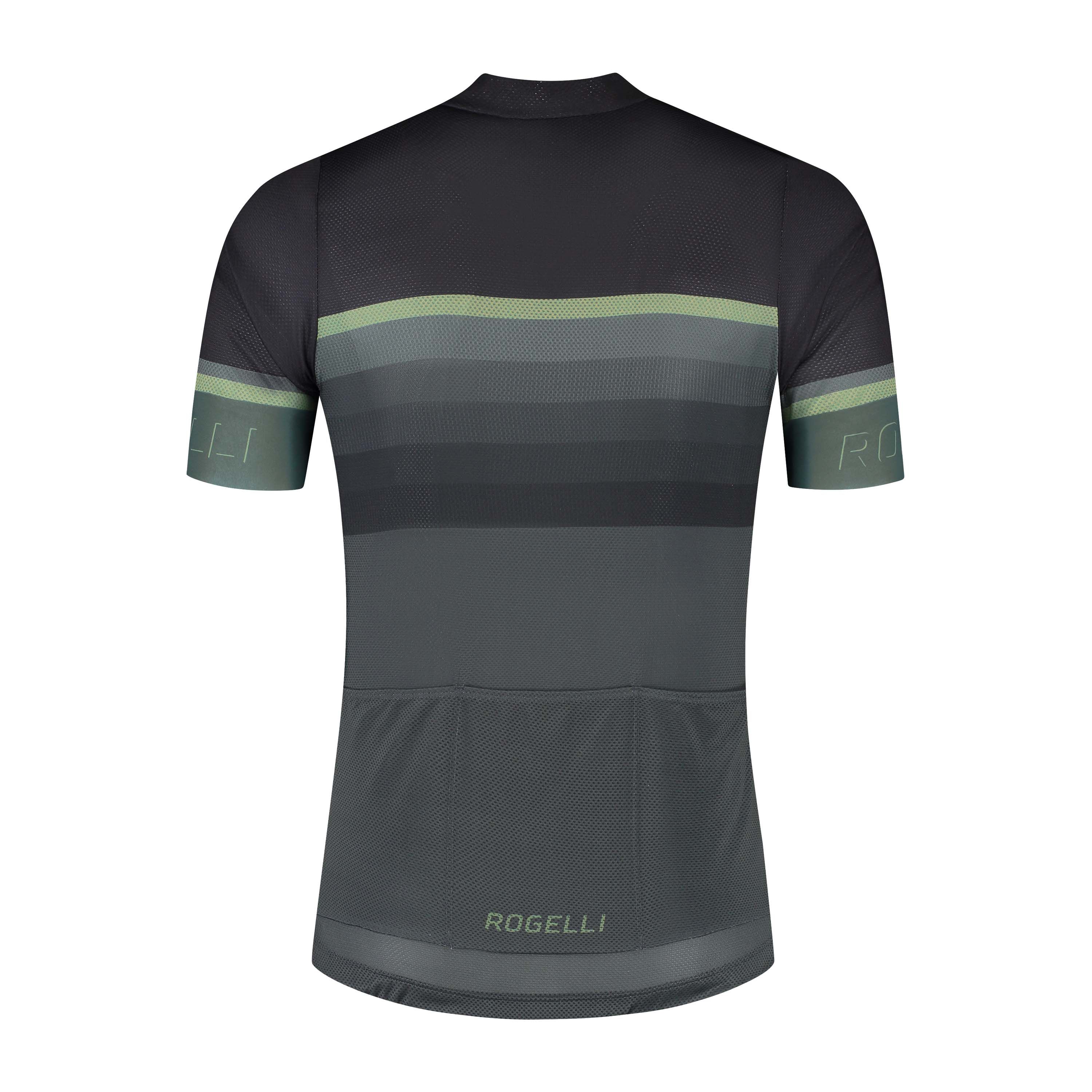 Rogelli Hero II Grün/Schwarz Herren Radtrikot Kurzarm
