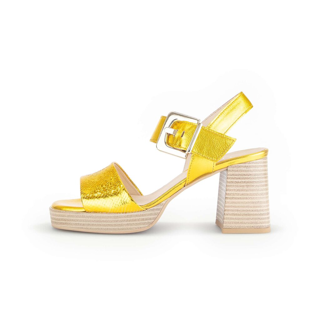 Gabor fashion Plateau Sandale gelb