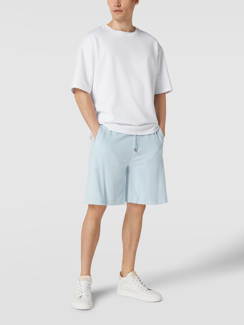 Sweatshorts aus Frottee Modell 'Lamson' in bleu