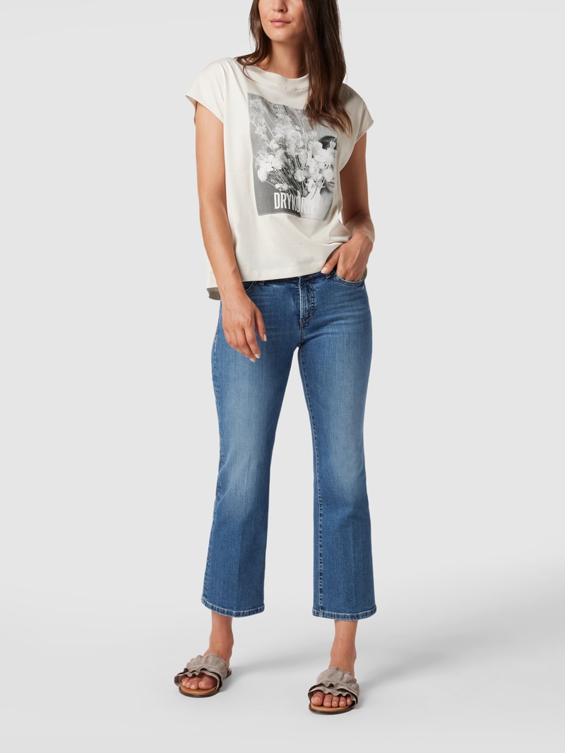 Jeans mit Stretch-Anteil Modell 'Paris' in blau