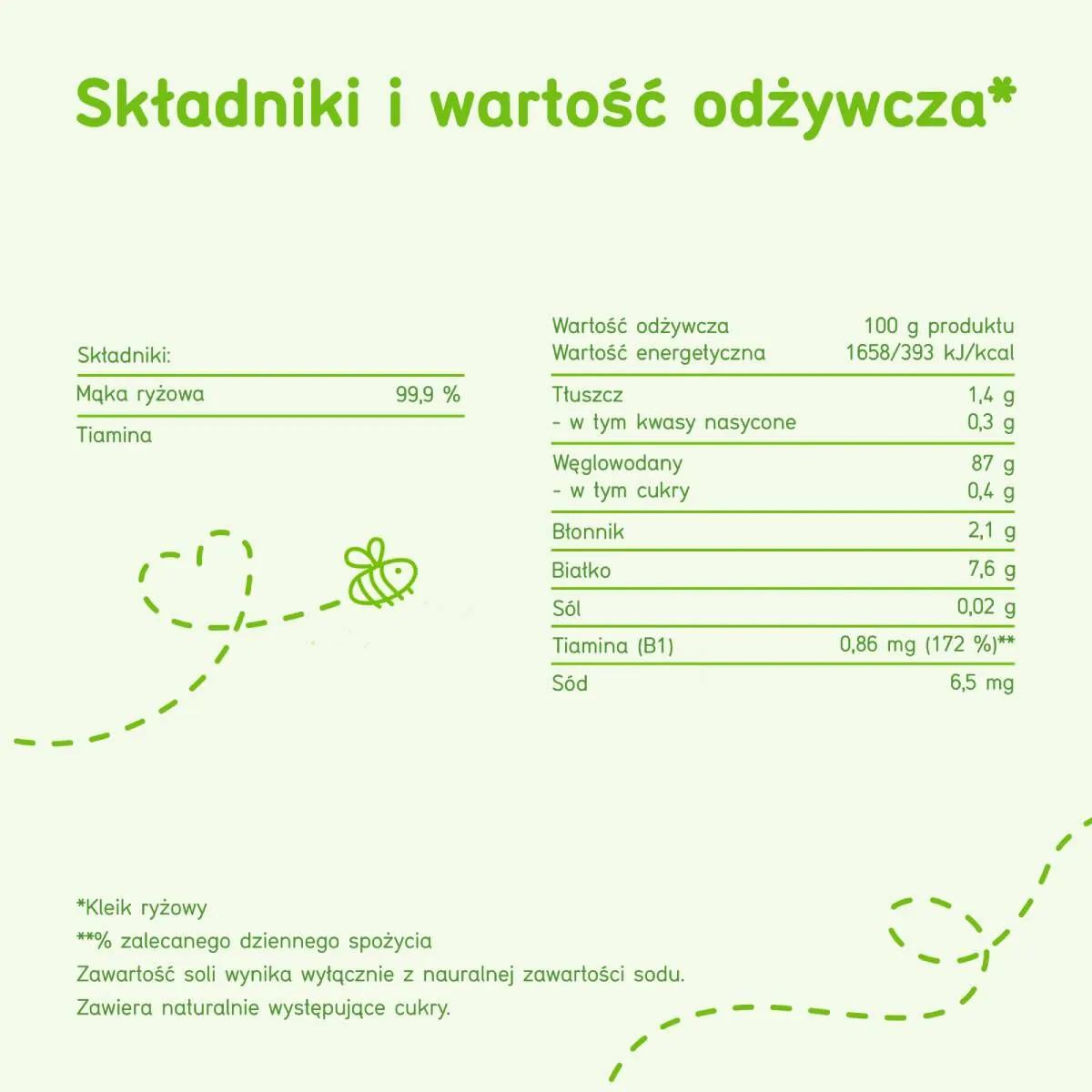 Bobovita subtili ir švelni ryžių košė