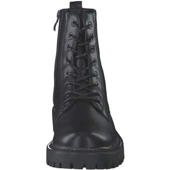 smiling for feet Schnür Boots in schwarz