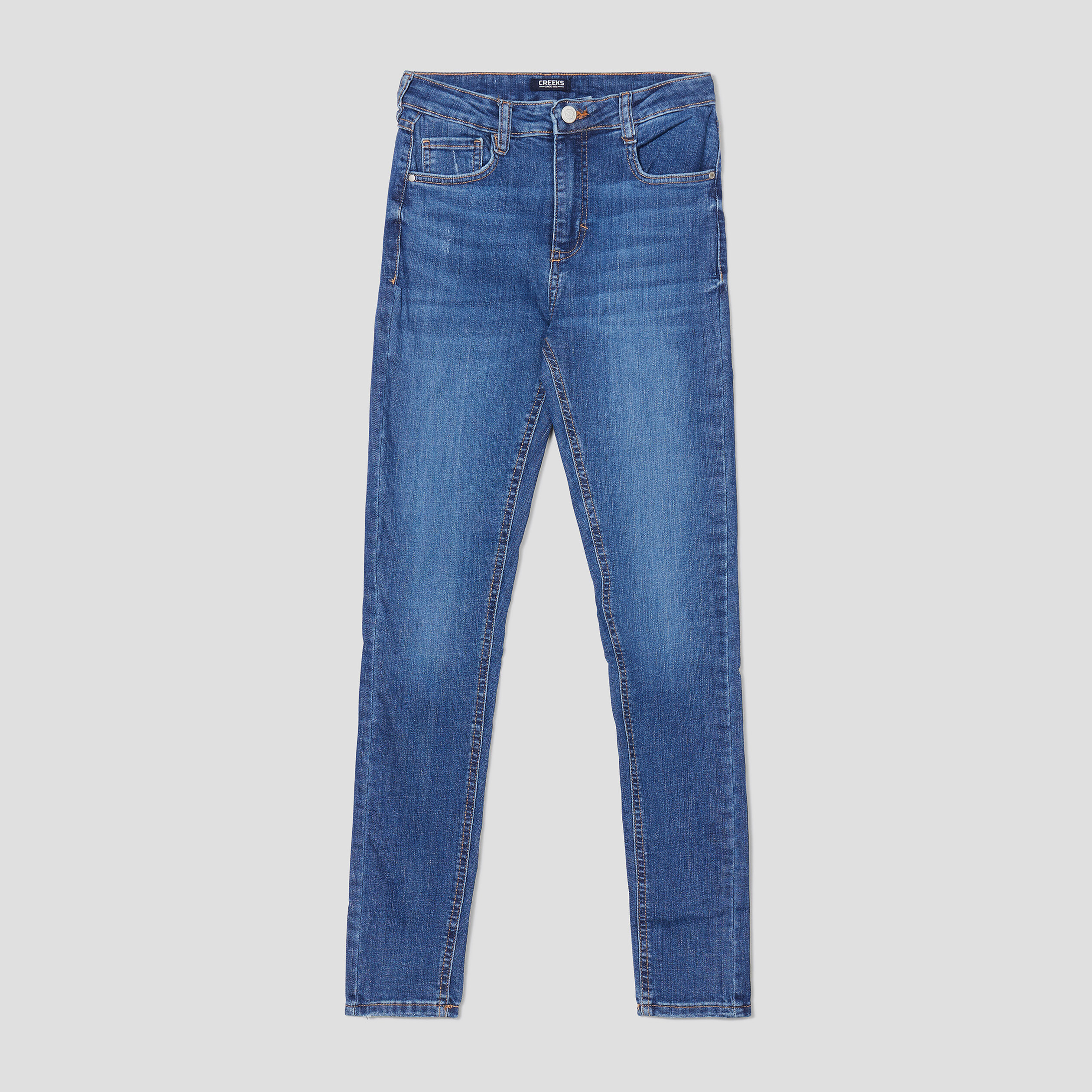 Jeans skinny taille haute denim stone femme | La Halle