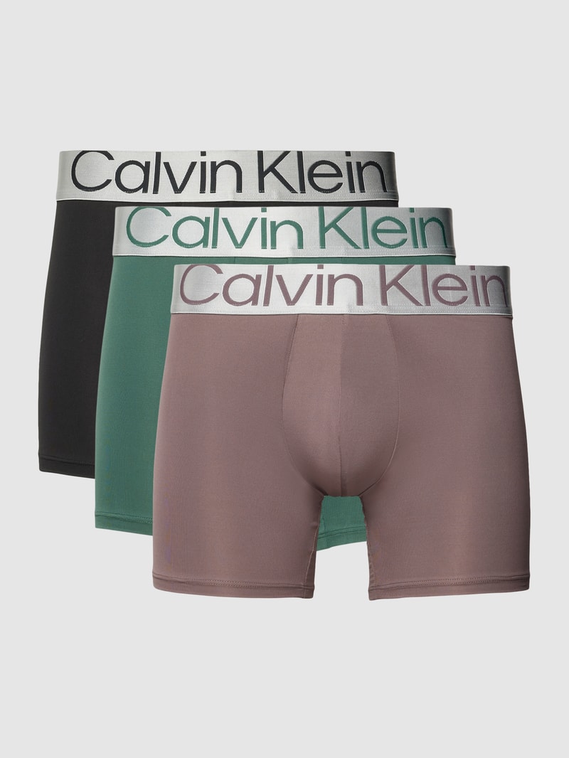 Trunks im 3er-Pack Modell 'BOXER BRIEF 3PK' in grün