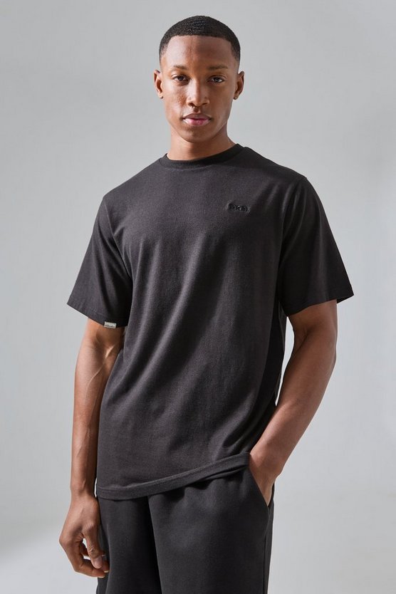 Man Active T-Shirt mit Rest Day Print