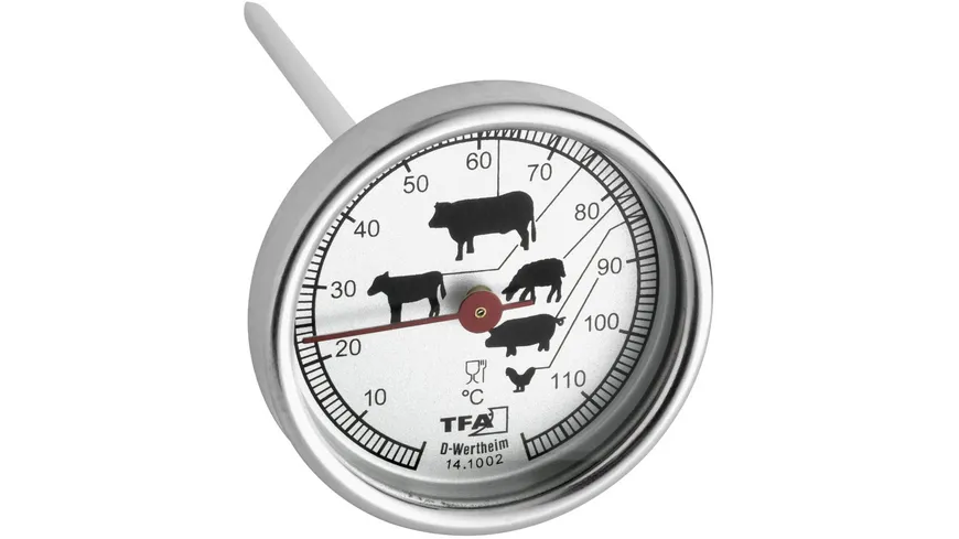 Bratenthermometer aus Edelstahl