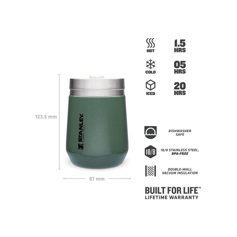 Stanley Campingbecher\/Tumbler, Go Everyday Tumbler 10oz\/290ml Hammertone Green