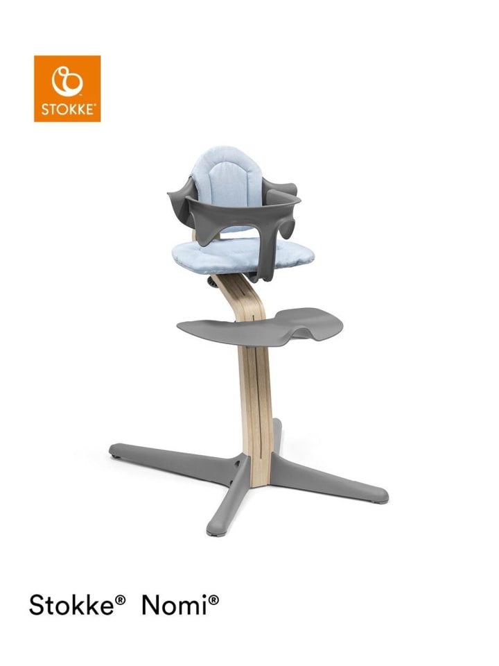 Stokke Nomi® Treppenhochstuhl Kissen grey/blue in Blau ab 0 Monate günstig kaufen onesize