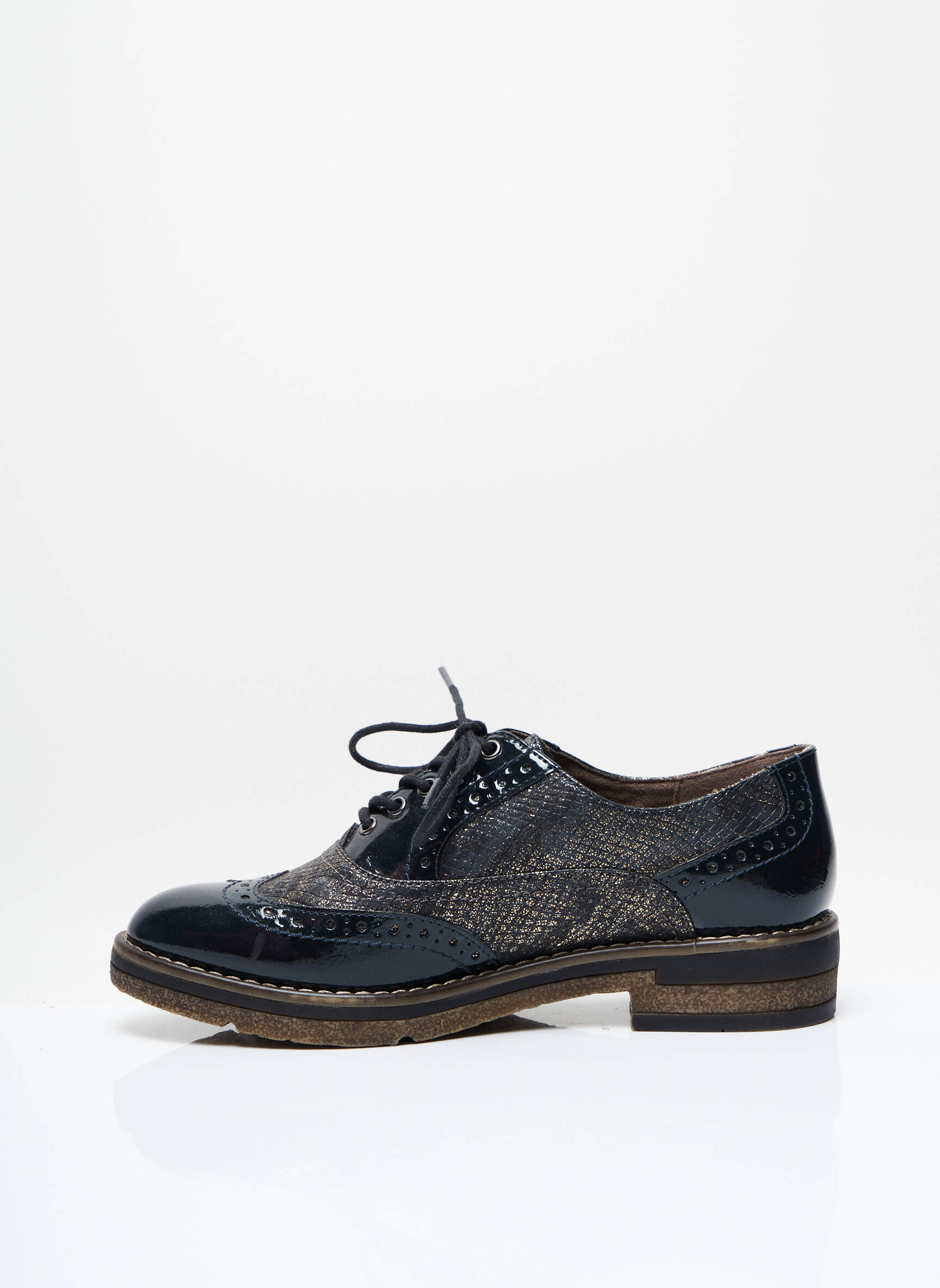Tamaris Derby Femme couleur bleu